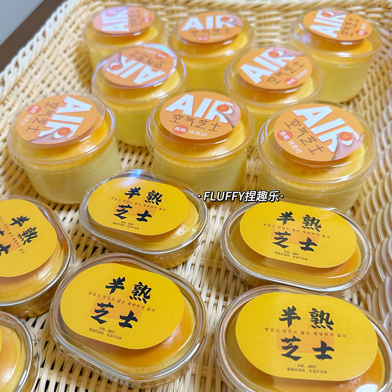 Half-Baked Cheesecake Bread Squishy Toy