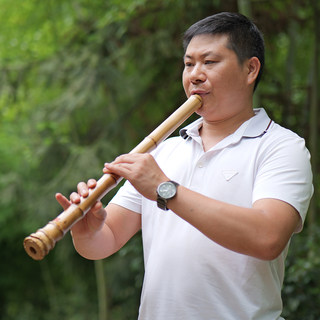 舒厚槐 专业南箫八孔六孔大舞台箫乐器 深山老料金竹高密度大头箫