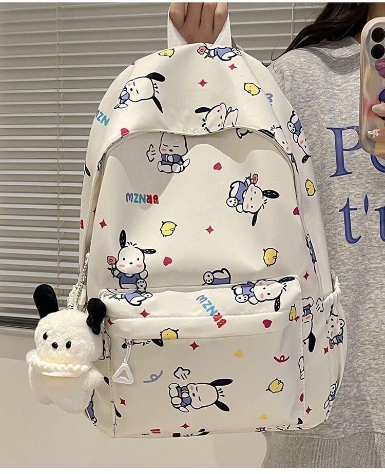 Заказной рюкзак hellokitty书包女初中生高颜值小众小学生三到六年级kt猫双肩包