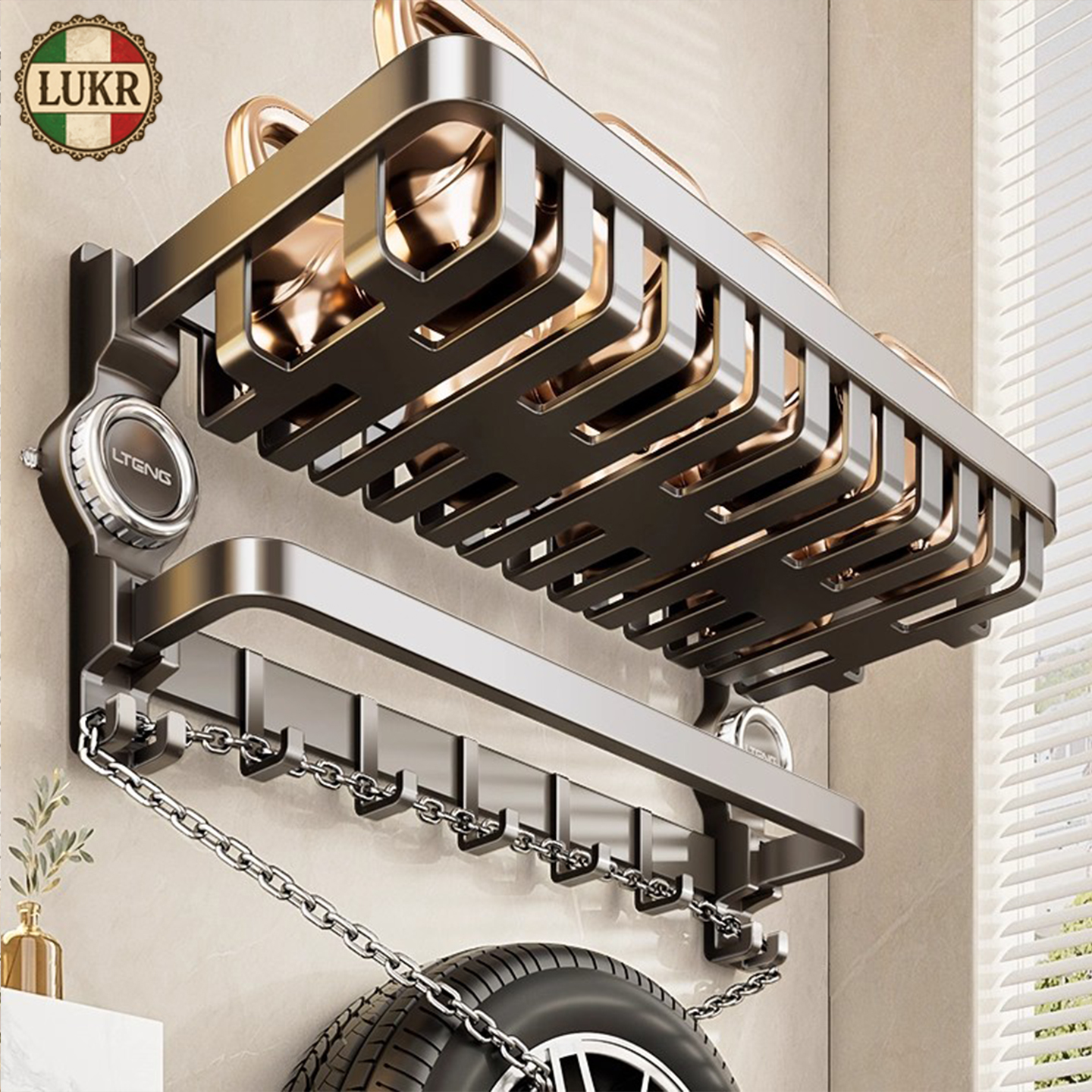 吸盘置物架：浴室中的美学革命