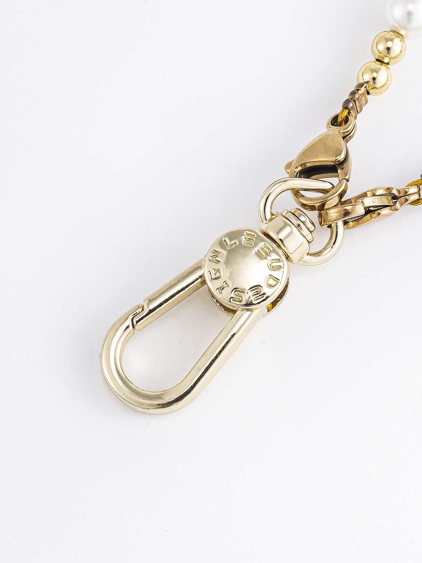 Leeudesign[Get Rich Immediately]New Phone Chain Original Year of the Horse Bring Wealth and Good Fortune Phone Lanyard Light Luxury Niche High-End Phone Chain Wrist Style Exquisite Anti-Lost Phone Case Ornament