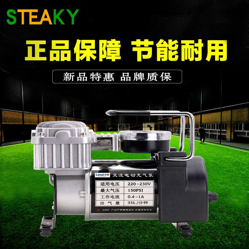 Household AC multi-function electric pump dual-purpose vehicle air pump Basketball volleyball football pump