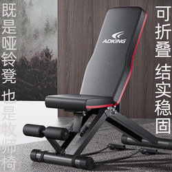 Dumbbell Bench, Preacher Chair, Flat Bench Press, Sit-Ups, Fitness Equipment, Thickened, Foldable, Multi-Functional for Home Use