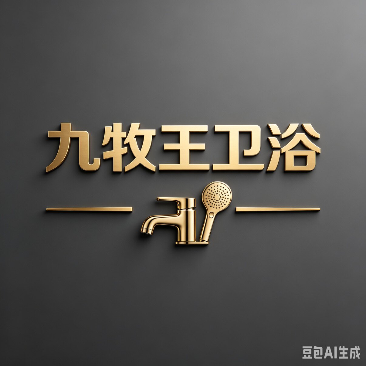 九I牧I王I厨卫I生活馆的LOGO