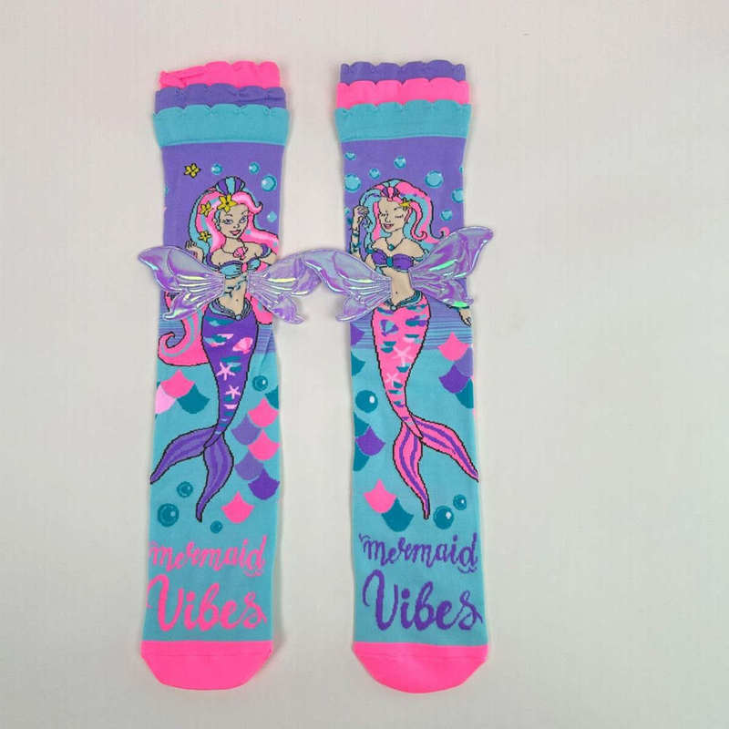 Children's Socks for Older Kids, 3D Fun and Unique Cartoon Designs Featuring Mermaids, Frozen, Snow White, and Bats, for Both Boys and Girls Children's Socks for Older Kids, 3D Fun and Unique Cartoon Designs Featuring Mermaids, Frozen, Snow White, and Bats, for Both Boys and Girls