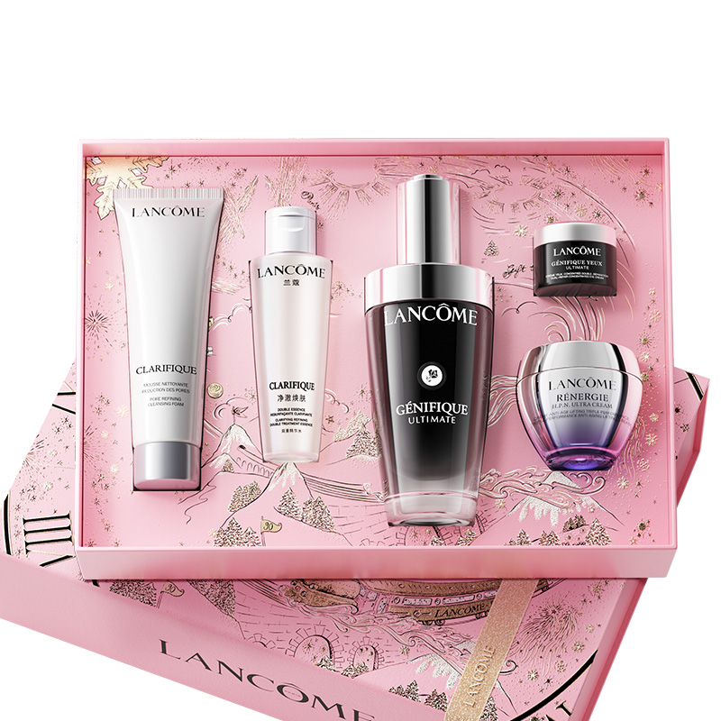 【圣诞礼物】兰蔻全明星护肤品礼盒小黑瓶精华礼物送女友