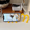 Jinhuai Mcdonald's M-Shaped Phone Stand, Desktop Bedside M-Shaped Phone Holder, Cute Creative Gift, Multifunctional Office Desktop Ornament, Mcdonald's Forever Portable Thickened Phone Stand