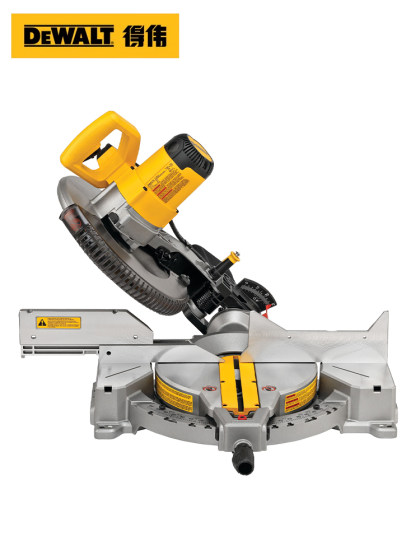 Dewei Miter Saw DWS715 고전력 1600W 베벨 절단 복합재 톱 알루미늄 기계 목재 금속 절단기