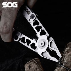 SOG 벨트 플라이어 다기능 SUN1001 전술 캠핑 접이식 벨트 버클 도구 야외 장비