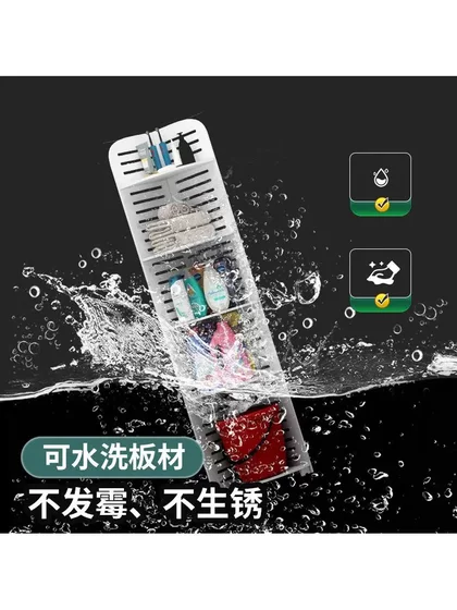 卫生间置物架落地式免打孔洗手间浴室三角架马桶收纳架百叶转角架