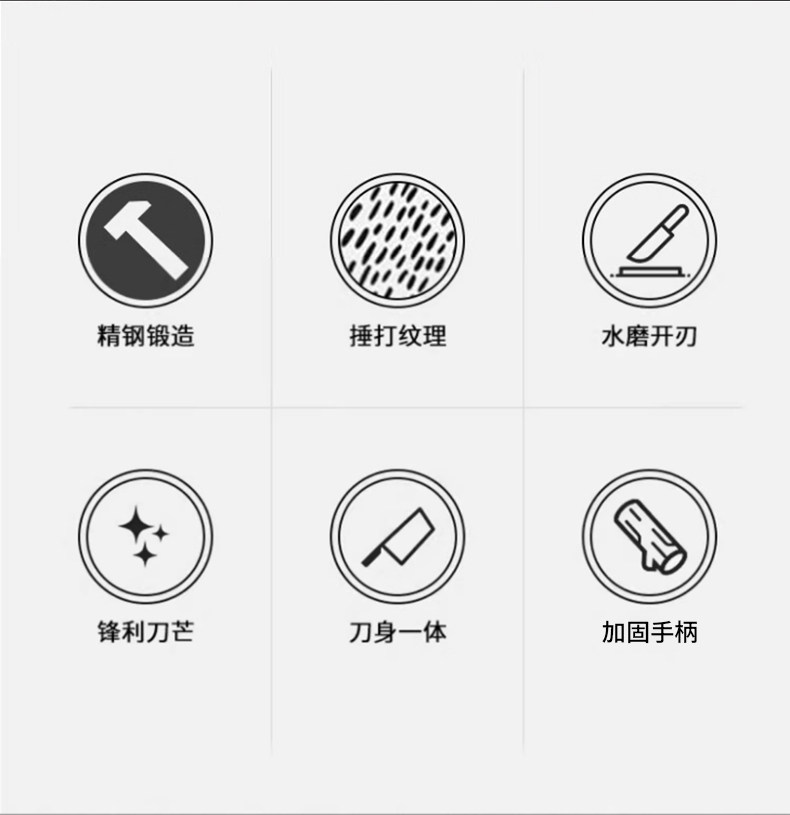 安享好物 安享B级中式菜刀-少夫人龙泉 锻打切刀  