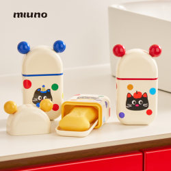 Dopamine Soap Box Travel Portable Soap Box with Lid, Draining Mini Cartoon Soap Storage Box for Business Trips and Travel