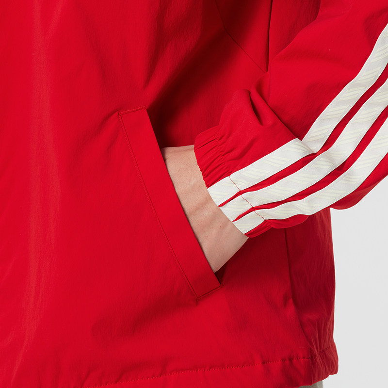 Adidas Men's Year of the Horse New Year Style Fleece-Lined Jacket Loose Woven Sports Top Casual Wear