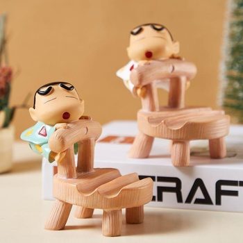 Crayon Shin-Chan Phone Stand Small Chair Ornament Creative Cartoon Cute Phone Holder Lazy Desktop Decoration Tablet Student