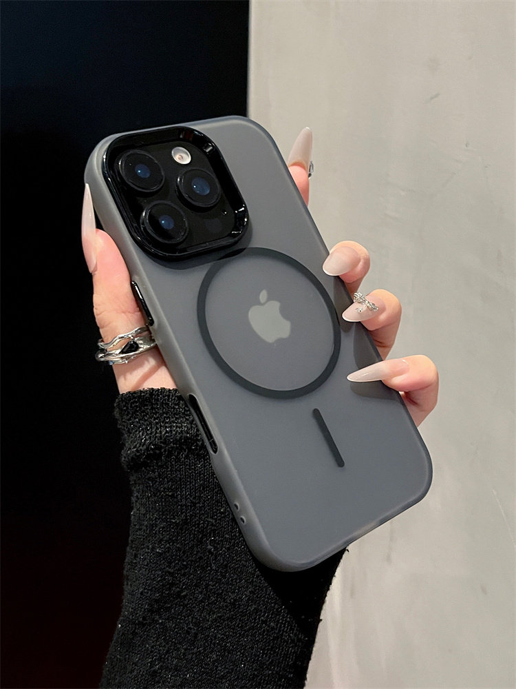 [Matte Magnetic]Xiangli Compatible Apple 17 Pro Max Phone Case New iPhone Air Simple Ultra-Thin 16 Anti-Drop Protective Cover 15 High-End Feel 14 Unisex 13 Ipm Silicone Soft Case Hard