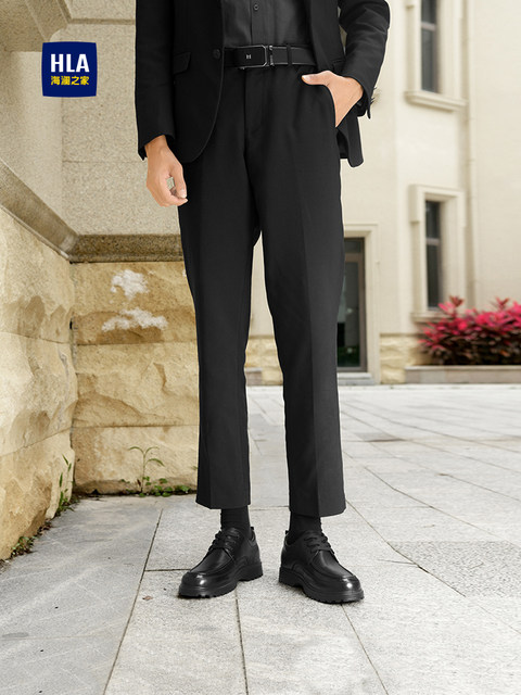 Hailan Home Men's Shoes Genuine Leather Business Casual Leather Shoes Soft Sole Soft Surface Dad Shoes Men's Black Breathable Derby Shoes