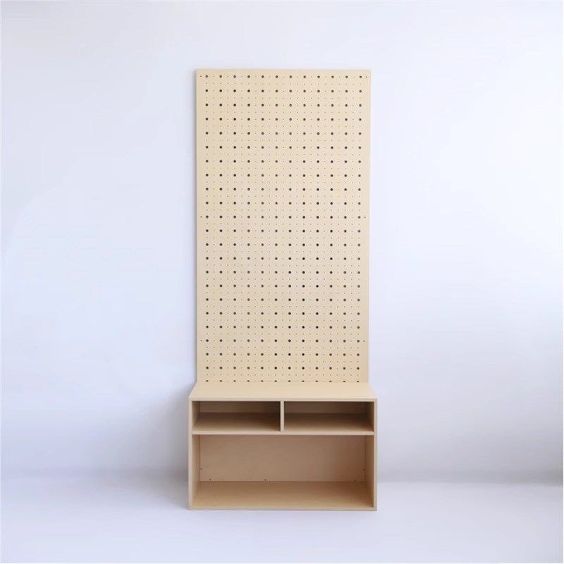 OB marine board customized perforated board storage cabinet integrated store L shop display rack storage rack storage cabinet
