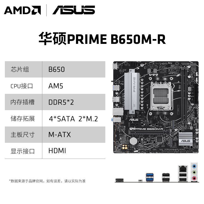 Комплект процессор AMD Ryzen 7 9700X/5 9600X и материнская плата ASUS B650M