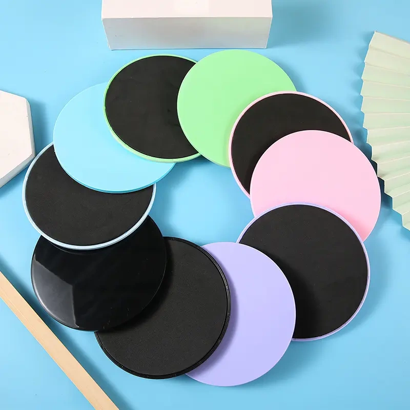 Pilates Yoga Sliding Disc Fitness Home Core Training Abdominal Line Slimming Thigh Foot Sliding Pad