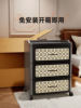 Thickened Drawer-Type Storage Cabinet, No Installation Required, Antique-Style Storage Box, Household Living Room Chest of Drawers, Bedside Table, Snack Cabinet