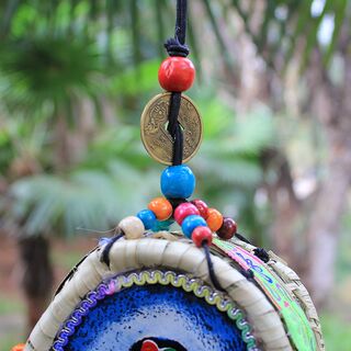 Grass drum and wind chime yunnan lijiang characteristic ethnic handicraft handmade household small fresh pendant bar inn decoration