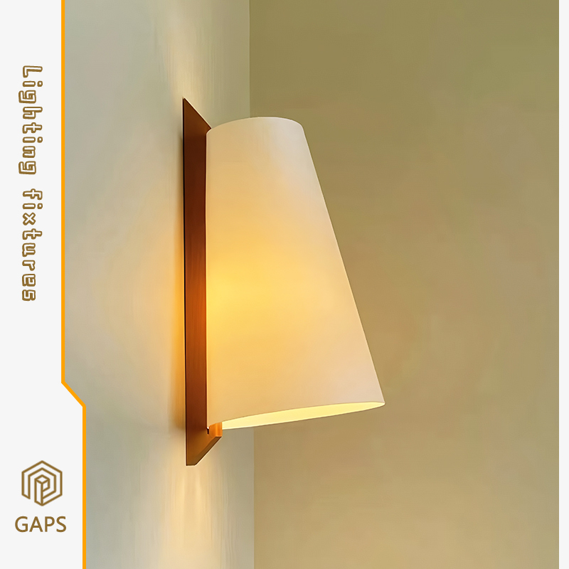 Second-Hand Designer Wall Lamp Bauhaus Retro Bedroom Bedside Study Entrance Wall Lamp Wabi-Sabi Style Ambient Light