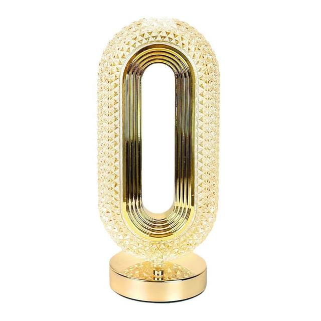 Light Luxury Crystal Table Lamp, Bedroom High-End Bedside Table Lamp, Runway Decorative Table Lamp, Creative Living Room Touch Night Light