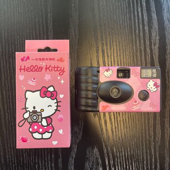 Sanrio hellokitty cat film camera