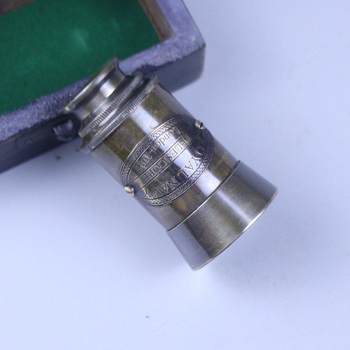 Antiques, miscellaneous antiques, old objects, telescopes and ornaments collection