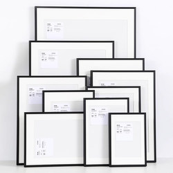 Aluminum Alloy Black Photo Frame A3 Display A4 Metal Photo Frame Wall Hanging 4K8K Picture Frame for Framing Large Size Posters