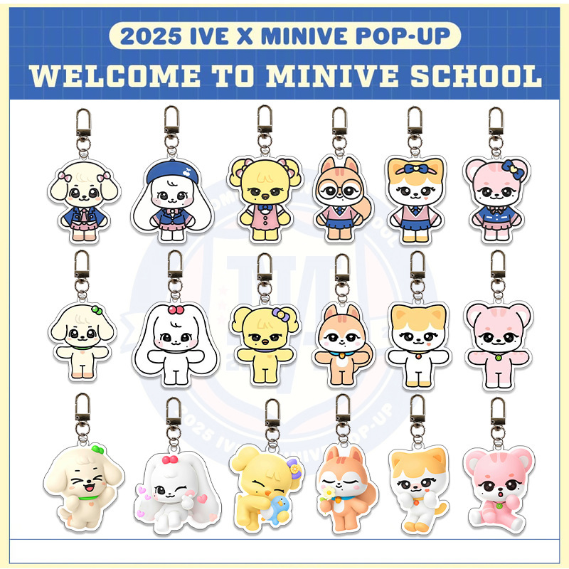Ive 《Minive》 Pop-Up Keychain Acrylic Pendant Accessory Zhang Yuanying Fuying Celebrity Merchandise Ive 《Minive》 Pop-Up Keychain Acrylic Pendant Accessory Zhang Yuanying Fuying Celebrity Merchandise