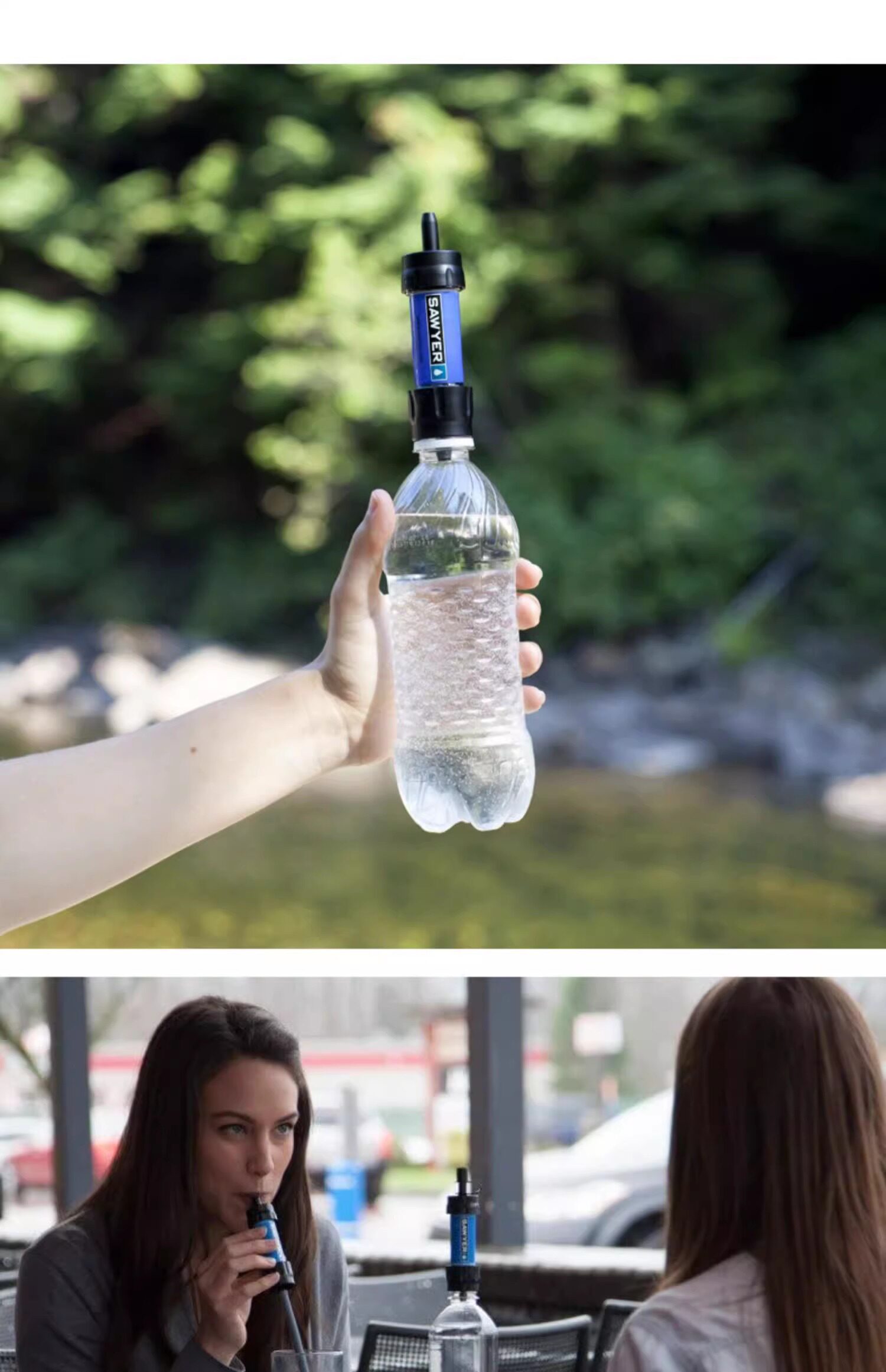 Сша Соевая на открытом воздухе легкий портативный прямой питьевой сумка разъем кемпинг формула аварийный Выживать фильтр водоочиститель устройство Sawyer 