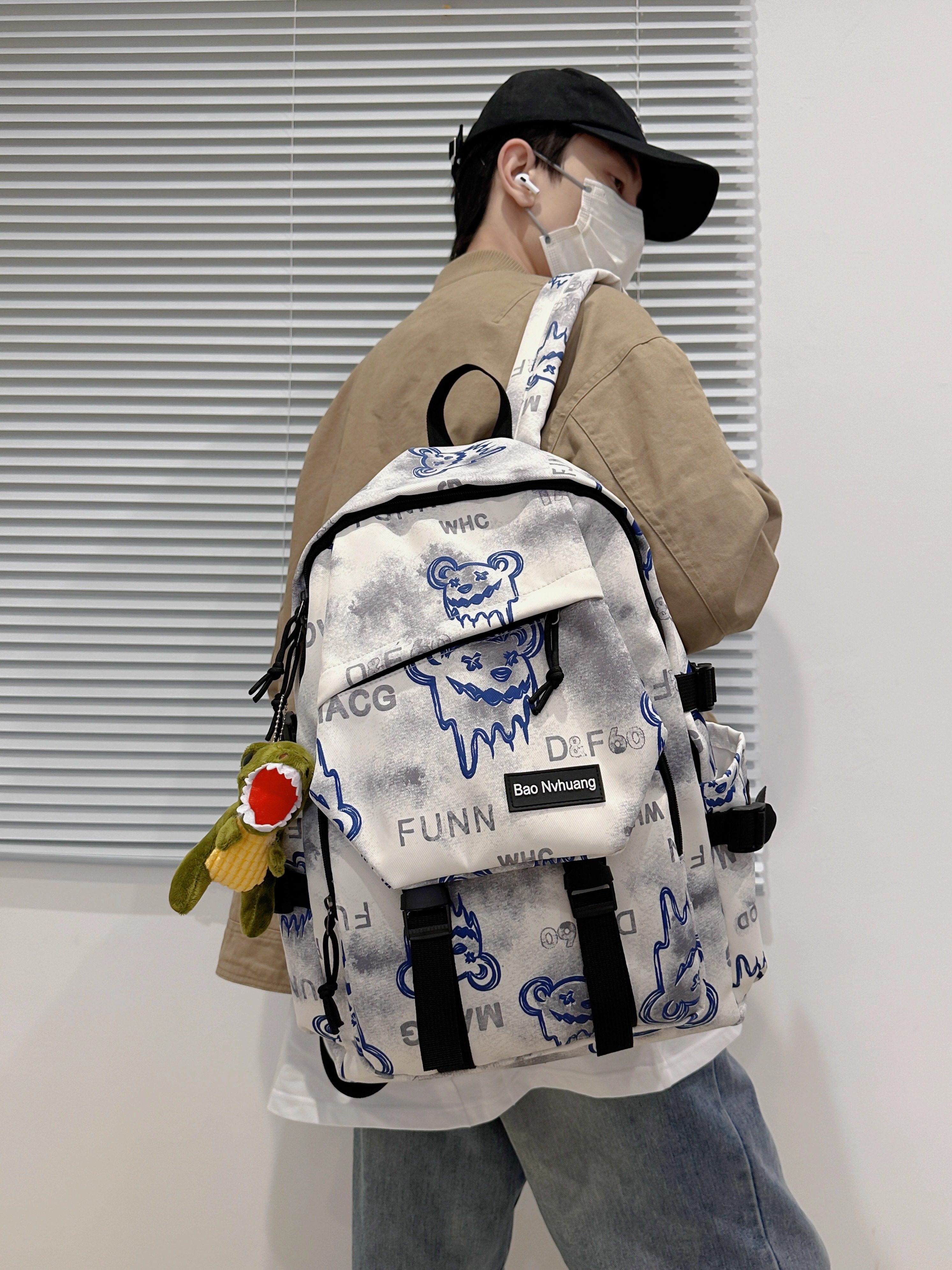 Boys' Schoolbags 2025 New Model for Primary School Students in Grades 3, 4, 5 and 6, Lightweight and Trendy Backpacks for Junior High School Students