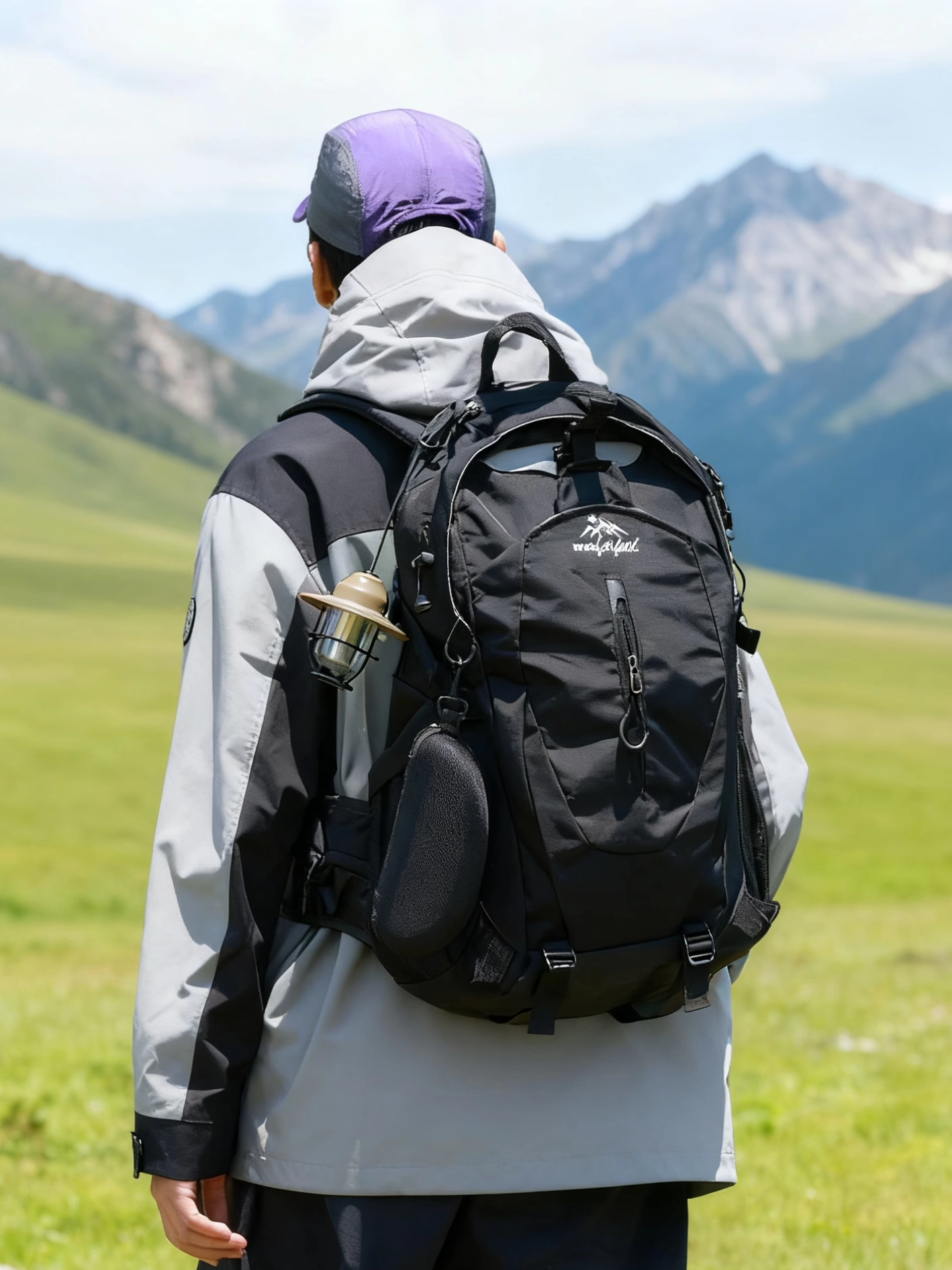 Outdoor Lightweight Backpack for Women, Lightweight Travel Backpack, Large Capacity Waterproof Travel Hiking Backpack for Men