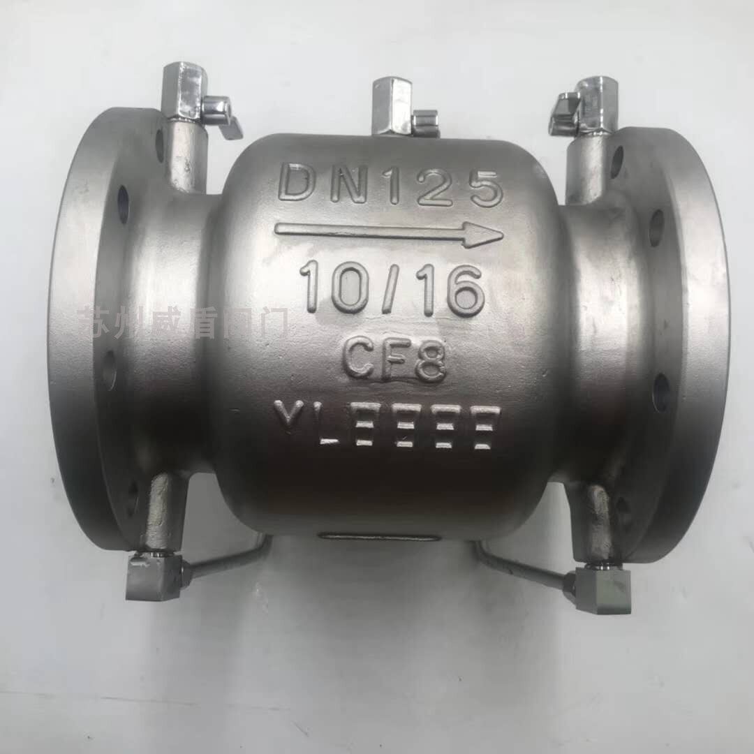 Medium Nuclear Suvalve SUFA Souvalve LHS743X High Performance 304 Stainless Steel Low Resistance Back Flow Prevention