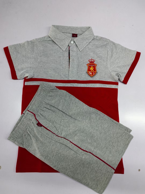 Dongguan Houjie Eaton Haiyi Foreign Language School Uniform Summer Wear Short-Sleeved Shorts and Long Pants Dongguan Houjie Eaton Haiyi Foreign Language School Uniform Summer Wear Short-Sleeved Shorts and Long Pants