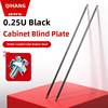 Thickened 19-inch cabinet black 0.25U backplane blind plate server chassis bezel 2U3U4U6U cover