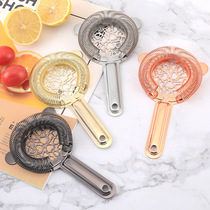 304 stainless steel love-shaped irregular filter cocktail ice separator ice screen ice filter bartending tool