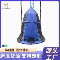 Outdoor outdoor indoor family 900D Oxford cloth infant and child swing new tent canvas outdoor swing hammock