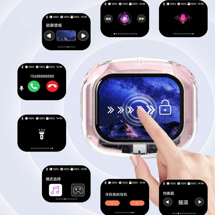 Беспроводные наушники Zhi Yu Crystal Blue Ultimate