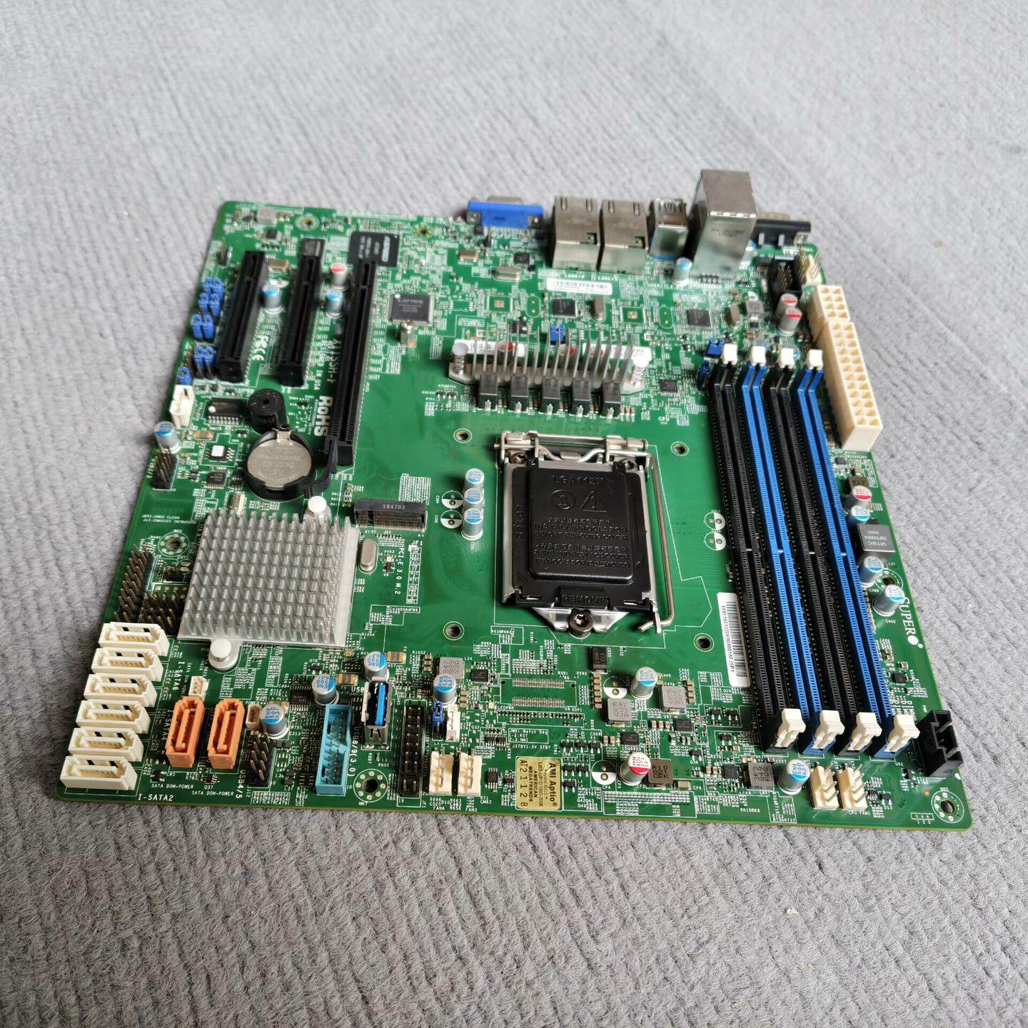 Новая материнская плата ultra-micro X11SSH-F с одной материнской платой X11SSH-LN4F C Изображение 1