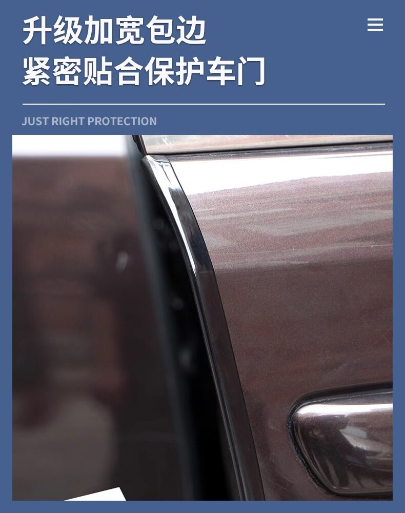 Car Door Anti-Collision Strip, Invisible Collision Protection Adhesive Tape, Transparent Decorative Accessory for Preventing Scratches When Opening the Door