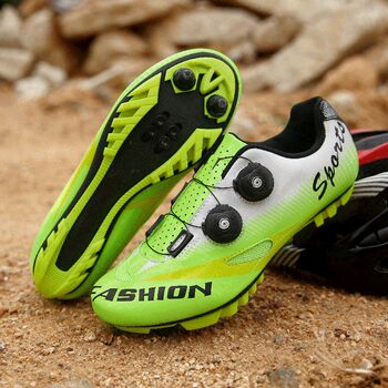Unlocked cycling shoes for men, breathable road bike lock shoes, professional cycling shoes for mountain bikes, women's dynamic cycling shoes with hard soles