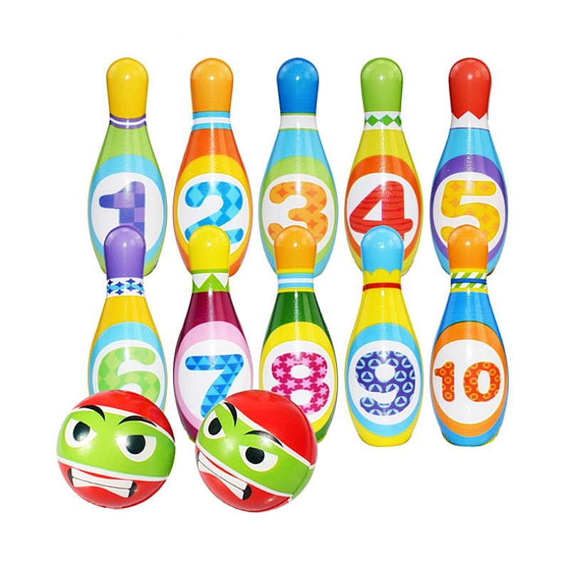 Baby Environmentally Friendly Children Bowling Toys Parent-child Interactive Games Outdoor Sports PU Elastic Bowling Suit