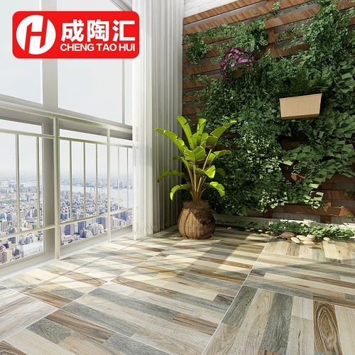 Северная деревянная плитка 600x600 гостиная туалетная балконная плитка Имитация сплошной деревянной плитки.