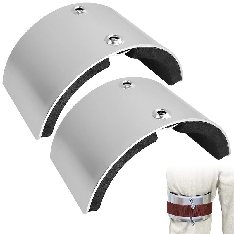 Aluminum Alloy Drywall Stilts Replacement Parts, Metal Stilts Curved Plate Accessories Set Suitable for Various Types of Stilts