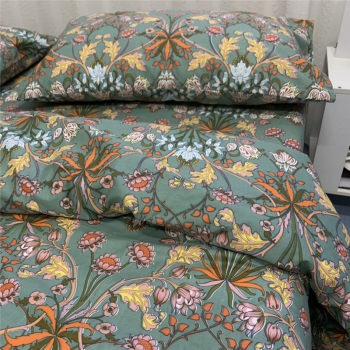 9wor bed sheet single piece cotton quilt cover vintage printing 1.5m1.8m cotton quilt cover four