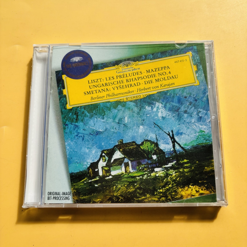 Liszt Hungarian Rhapsody / Smetana Vltava River Cd Karajan