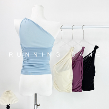 Spaghetti strap yoga wear quick-drying fitness vest