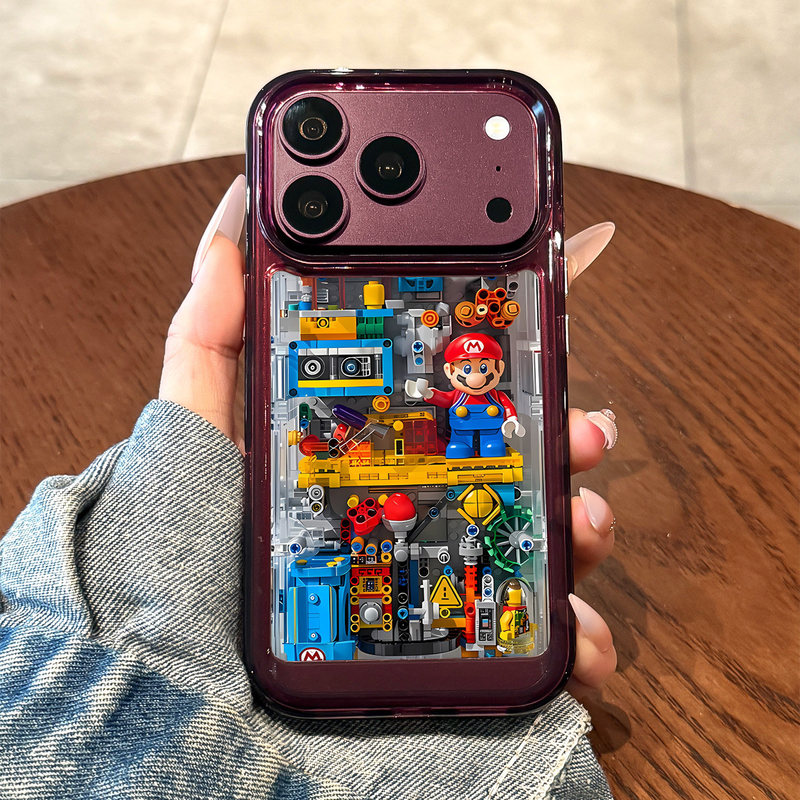 Japanese Salisty Case for Apple 18 Pro Max, New iPhone 18 Pro Building Block Mario 18 Full Protection Anti-Drop 17 Pro Burgundy 16 Silicone 15 Niche High-End Style Japanese Salisty Case for Apple 18 Pro Max, New iPhone 18 Pro Building Block Mario 18 Full Protection Anti-Drop 17 Pro Burgundy 16 Silicone 15 Niche High-End Style